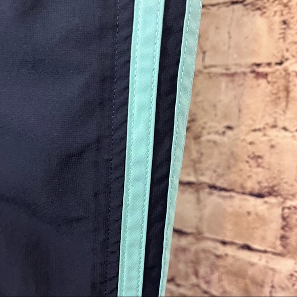 Adidas Navy Striped Elastic Waist Track Pants - Picture 2 of 13